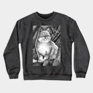 Wild cat Crewneck Sweatshirt